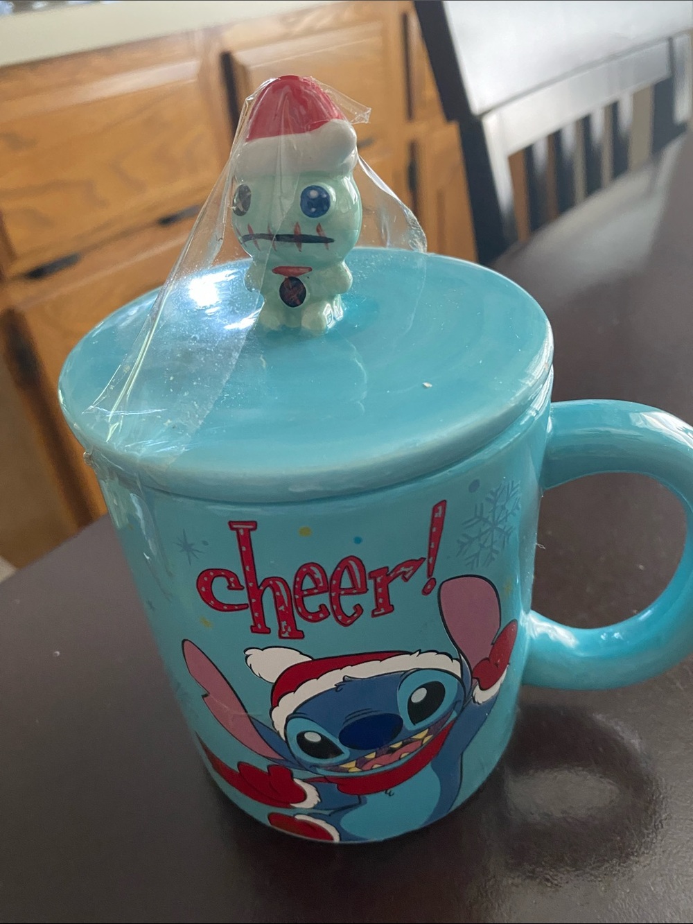Disney Turquoise Ceramic Mug — Teal Blue Finish